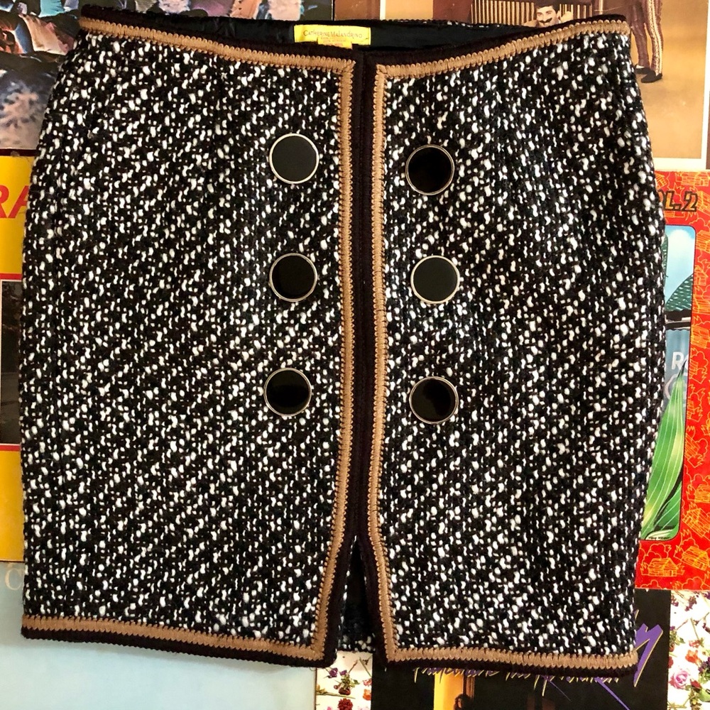 Catherine Malandrino tweed skirt
